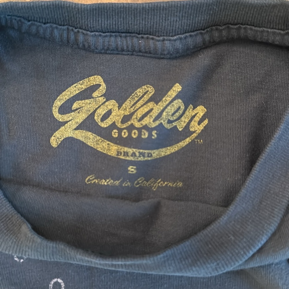 🖤 GOLDEN GOODS MY GUY TEE LULUS LOUNGE VINTAGE WASH FADED BLACK 🖤 - Picture 2 of 4